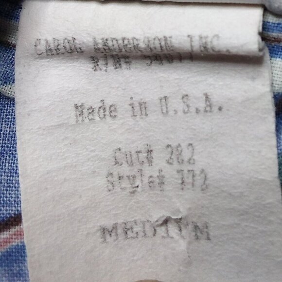 Vintage Camp Anderson California Cowboys Hawaiian Shirt - Picture 4 of 6